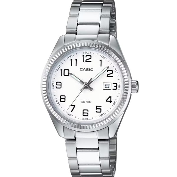 CASIO MTP-1302PD-7BVEF Kvartsur til mænd - Rustfrit stål - Analog - Vandtæt 5 ATM - Sølv