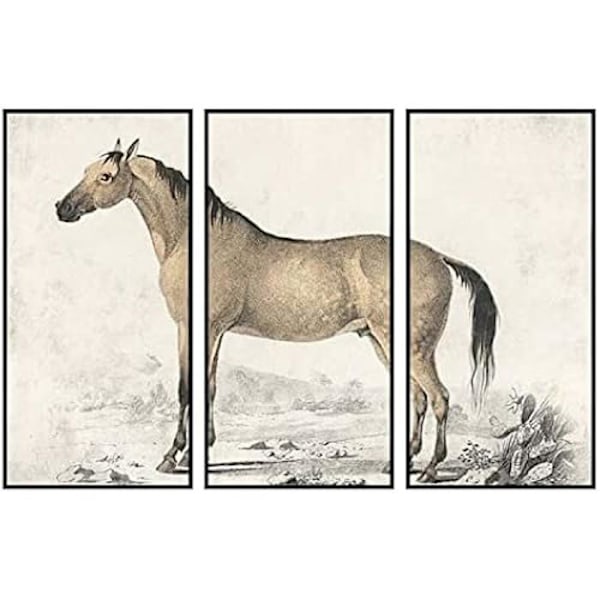 Maleri - DKD HOME DECOR - Estándar - Sort og grå - Lærred og polystyren - 180 cm x 122 cm svart och grått