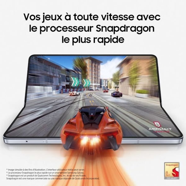 Samsung Galaxy Z Fold5 Älypuhelin 256 Go Musta Svart
