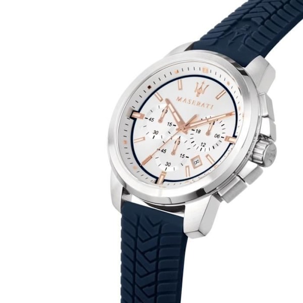 Ur - Maserati - R8871621013 - Rustfrit stål - Multifunktionel - Analog Svart silver