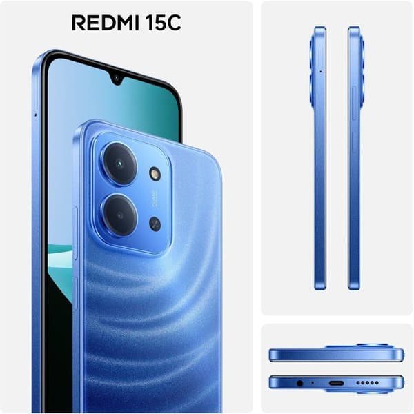 XIAOMI - Redmi Note 15C - 4 / 256 GB - Mørkeblå Blå
