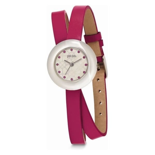 Damur - Folli Follie - WF13F030SSP - Kvarts - Läder - Ø 28 mm Rosa