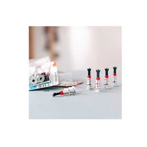 Ankel - FISCHER - DUOBLADE - Bi-material - 4 - 5 x 44 mm - Paket med 50 st Grå