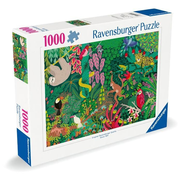 1000 palapeli - RAVENSBURGER - Taianomainen trooppinen metsä - Maisema ja luonto - Sekalaiset - Sisätilat
