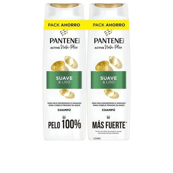 Coffret med 2 Pantene Soft & Smooth shampooer på 325 ml