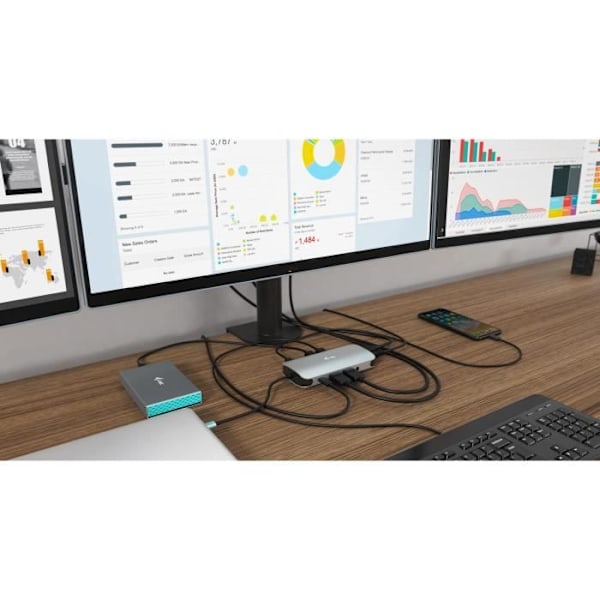 i-tec - USB-C Nano-dockingstation 3x Full HD -