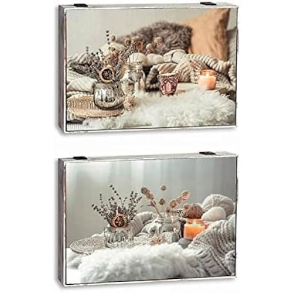 Lock - DKD HOME DECOR - Flerfärgad - MDF trä - 48 x 53 x 34 cm - Originalitet för ditt hem mångfärgad
