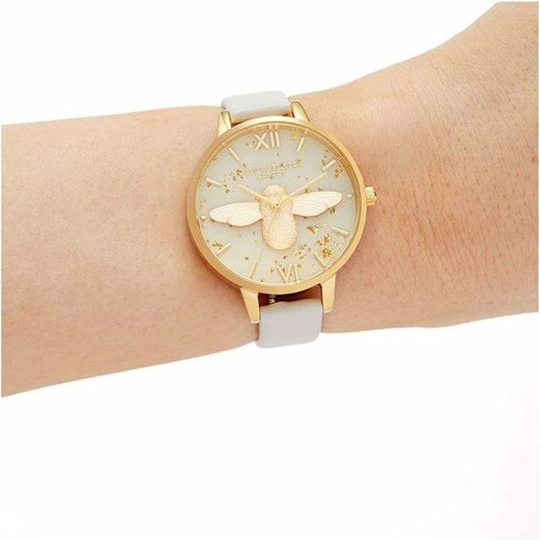 Olivia Burton Armbandsur - OB16GD37 - Kvartsklocka med läderrem