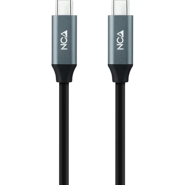 USB-C-kabel - Nanocable - 0,5 m - 20 Gbps - 5A - 100W 4K-60Hz Sort