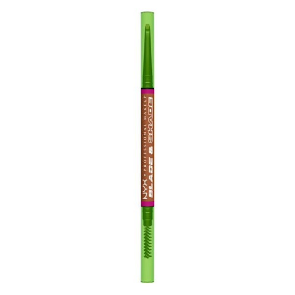 Kulmakynä - NYX Professional Makeup - Blade & Shade - Kaksipäinen - Kesto 16h - Auburn kastanjebrunt