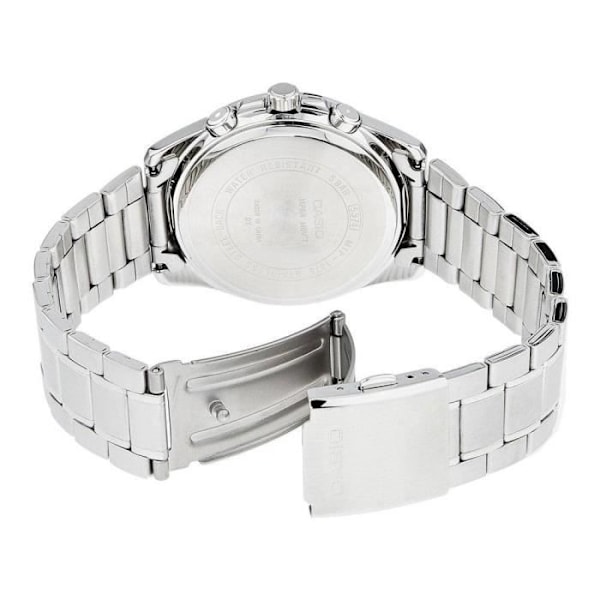 Kvartsklocka herr - Casio - MTP-1375D-7AVDF - Rostfritt stål - 41 mm - Silver Pengar