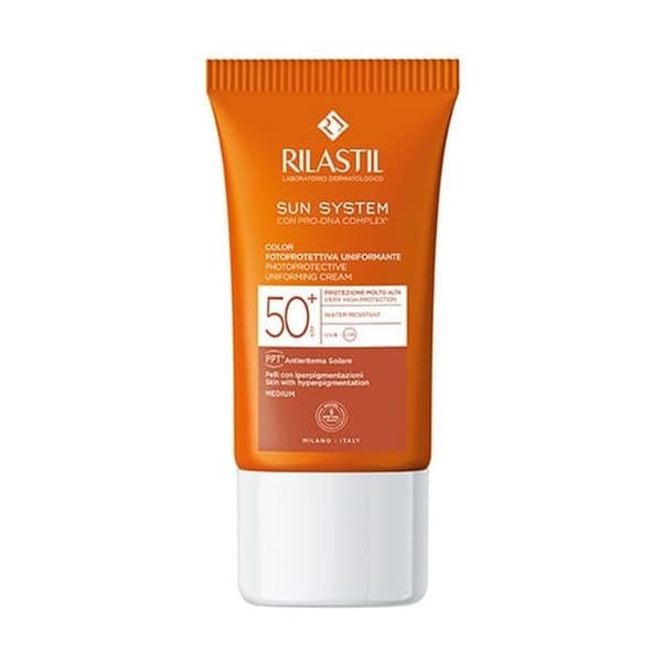 RILASTIL - Solsystem Farvet emulsionssolcreme SPF50+ 40 ml