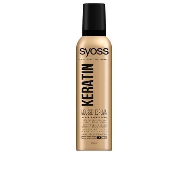 Hårmousse med glans – Syoss – Keratin – 250 ml
