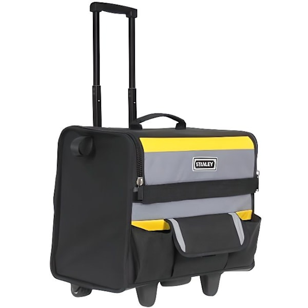 Softbag værktøjstaske på hjul STANLEY - 1-97-515 - 46 cm - Sort, Grå og Gul - Holdbart materiale
