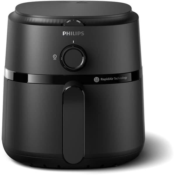 Fritøjs uden olie - PHILIPS - NA120/00 - Airfryer Serie 1000 4.2L - 12 tilberedningsmetoder - 1500W - Sort Sort