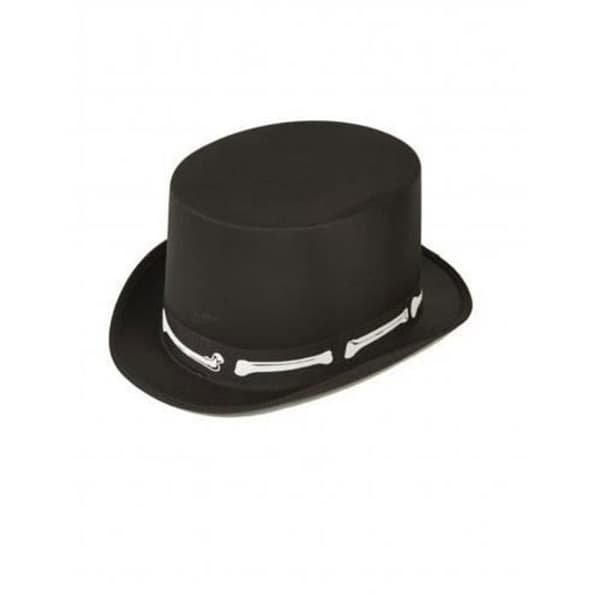 Adult Bone silinteri - musta - Fancy Dress Accessory Sort