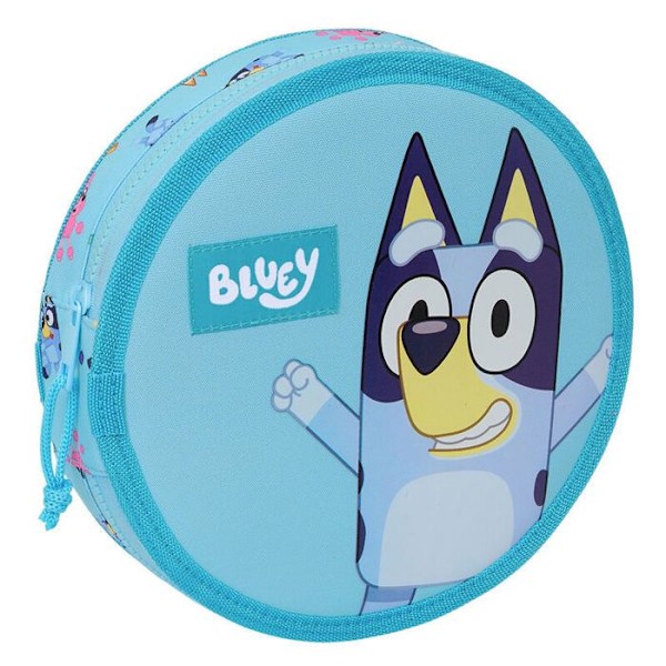 Pennfodral - Safta - Bluey - 18 stycken - Blå färg - Blandat blå