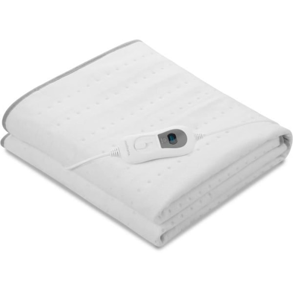 Surmatelas opvarmet MEDISANA HU 666 vaskbar 1 plads 3 temperatur niveauer automatisk slukning 150x80cm hvid