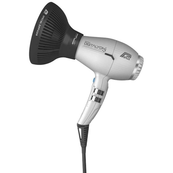 Særlig hårtørrer Digitalyon sølv + Magic Sense Parlux diffuser