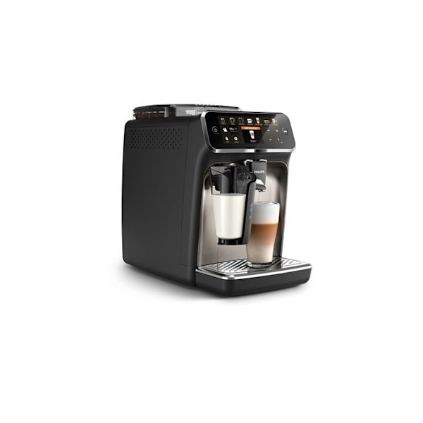 PHILIPS Helt automatisk espressomaskine - 12 lækre kaffevarianter tilberedt med friske bønner - TFT-skærm (EP5447/90)