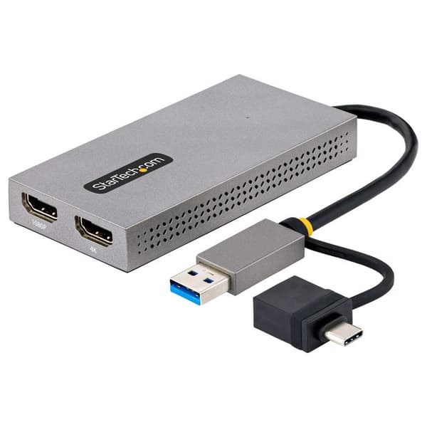 STARTECH USB:sta kaksinkertainen HDMI-sovitin