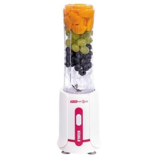 Mixeri NOVEEN Sport Mix & Fit SB210 Amarant (300 wattia, 2 juomapulloa, vaaleanpunainen) - NOVEEN