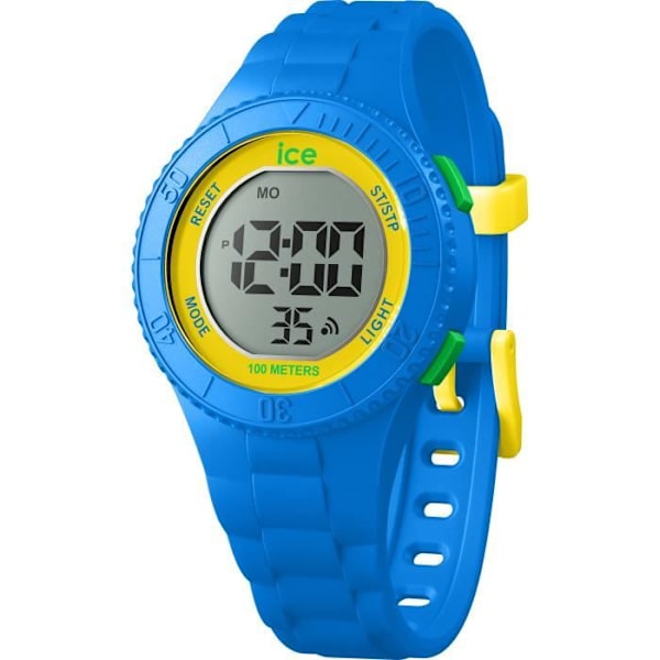 Klocka - Ice-Watch - 021615 - Blå silikon - 34mm - 10 bar Blå och gul