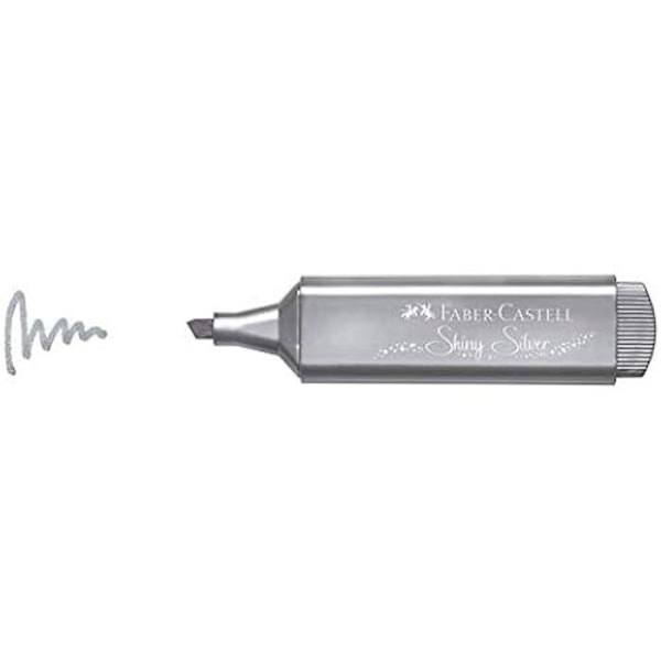 Textliner 46 fluorescerende markører - Faber-Castell - 10 enheder - Plata metallico farve Metallplatta