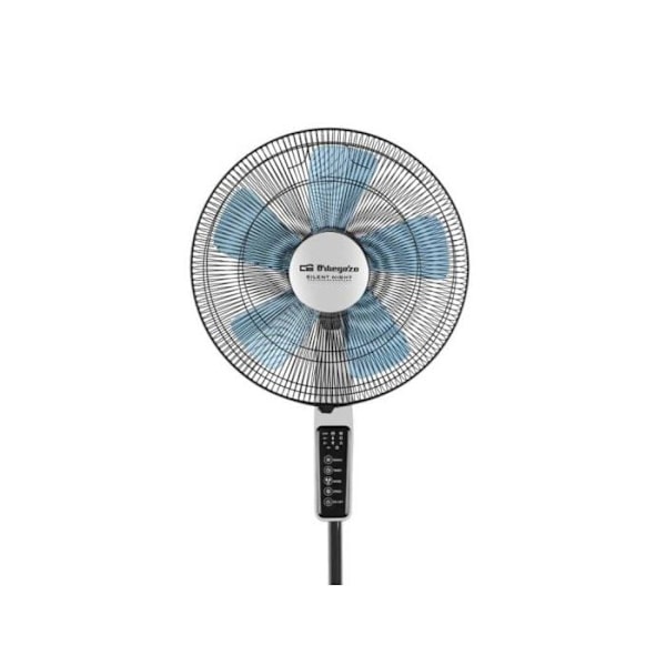 Gulvventilator - ORBEGOZO - Silent Night Sf 0642 - Oscillation - 3 hastigheder - Sort Svart