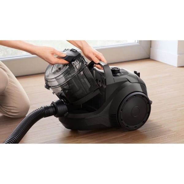 Nyhed! Poseløs stangstøvsuger - BOSCH BGC21X300 - 550W - 2L - 76 dB - Sort Svart