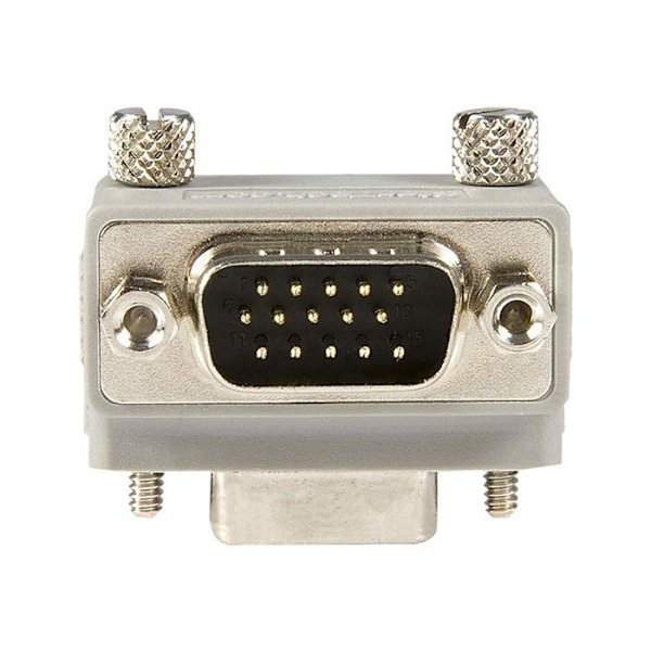 VGA-adapter - STARTECH - Type 2 - HD15 Han/Hun - Vinkelret - Grå