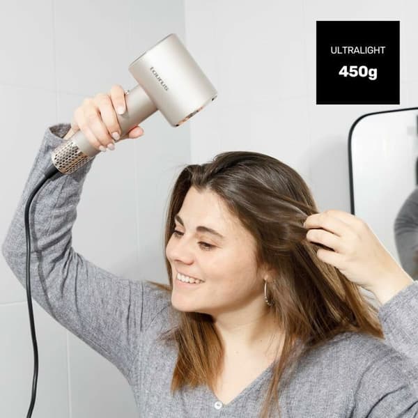 Hårtørrer - TAURUS - Digital Force - 1600 W - 2 hastigheder - Ionisk - Grå Grå