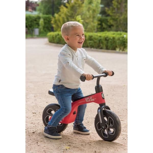 QPLAY - Rød tech balancecykel Rød