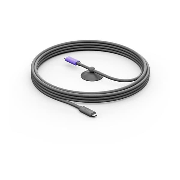 USB-kabel - Logitech - 24-pin USB-C - USB 3.1 Gen 2 - 5 m - Sort