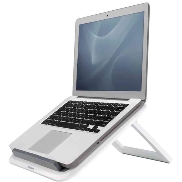 Support til bærbar computer - Fellowes - I-Spire Quick Lift - 7 vinkler - Sort - 43,18 cm