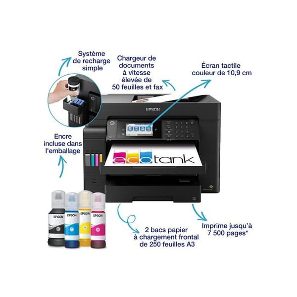 Epson EcoTank ET-16605 Multifunktionsprinter Sort