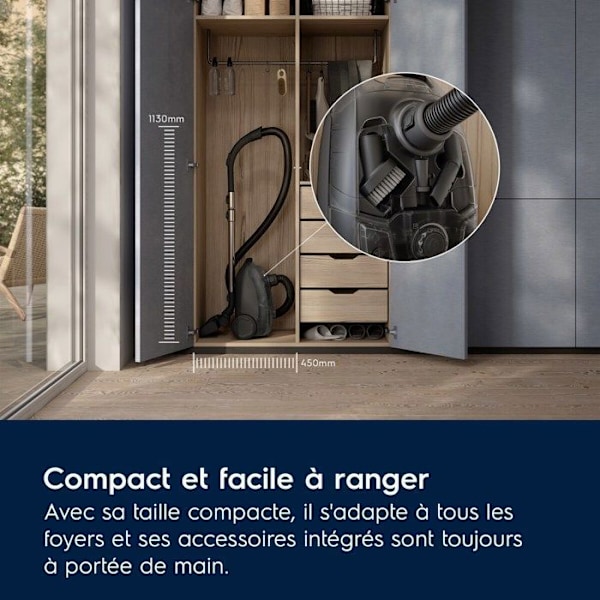 Electrolux 500 käärmeimurimalli EB51A3WB Ruskea