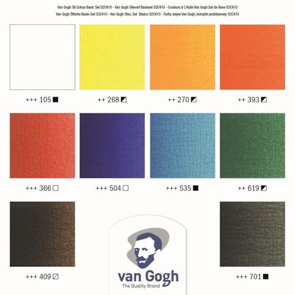 VAN GOGH Lack Starterset, 10x20 ML