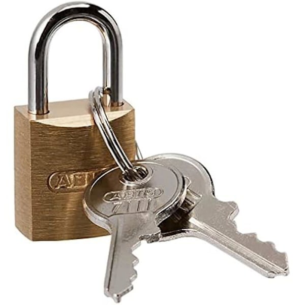 Lukko - ABUS - KA7111 - 15mm - Tai - 2 avainta mukana Guld