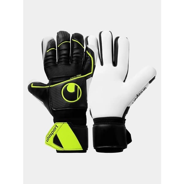 Målvaktshandskar - UHLSPORT - Soft Flex Frame - Latex SOFT - Flex Frame - Rem EVA svart/neongult 7