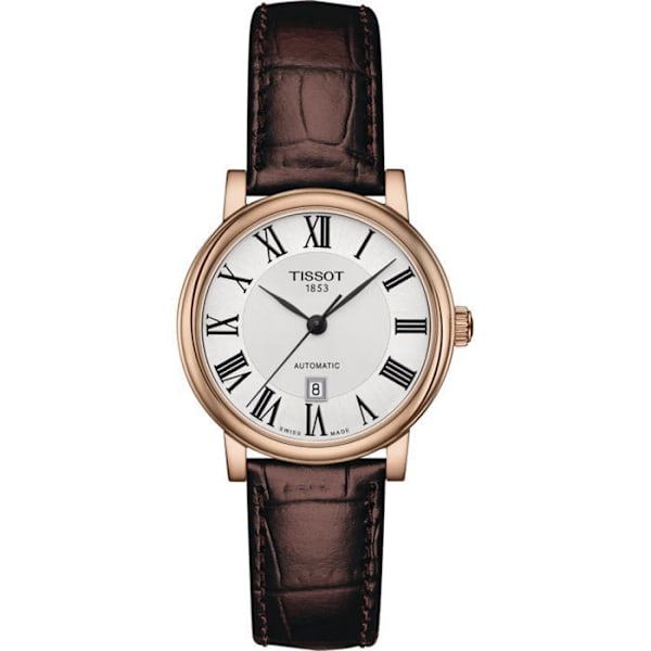 Ur - Tissot - T1222073603300 - Brun Læder - 30 mm - Vandresistent 5 bar kastanj