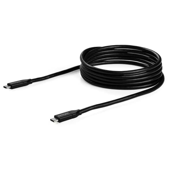 USB-C kaapeli USB-C STARTECH - Power Delivery 5A - 2m - Musta