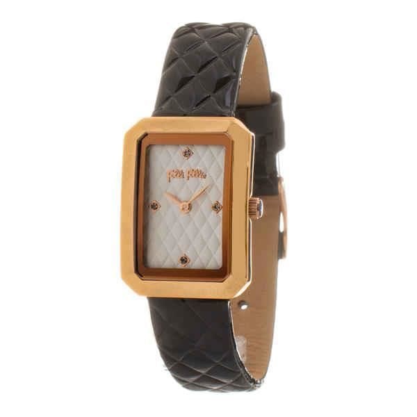 Dameur - Folli Follie - WF16R026SSN - Læder - Kvarts - Rund 21 mm