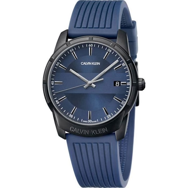 Klocka - CALVIN KLEIN - EVIDENCE - Quartz - Analog - Blå gummirem Blå