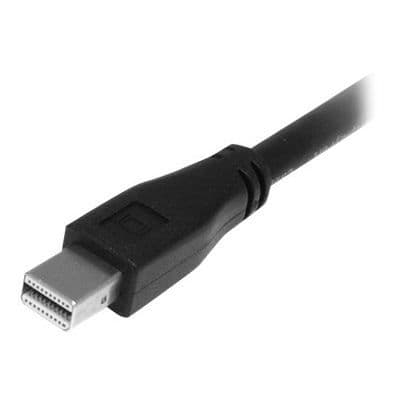 Mini DisplayPort til DisplayPort adapterkabel - STARTECH.COM - 15 cm - Han/Hun - Sort