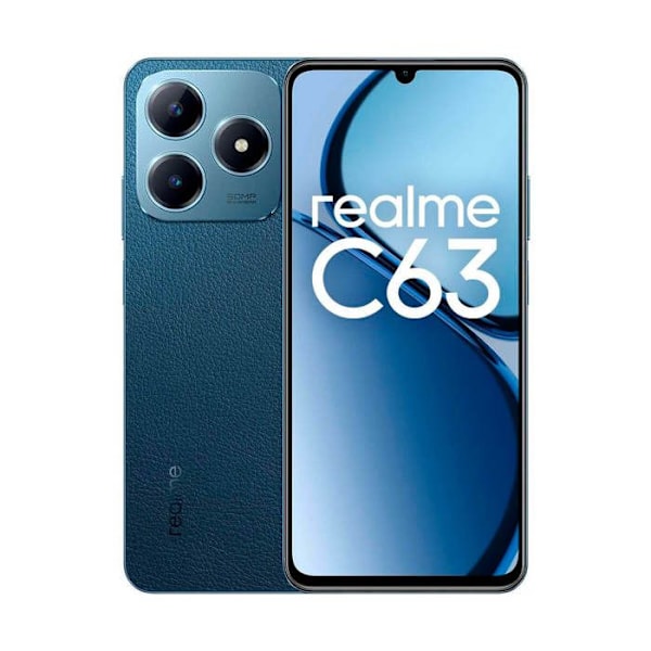Realme C63 8GB/256GB Blå (Læderblå) Dual SIM Blå