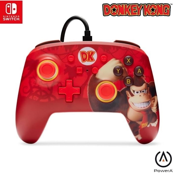 Langallinen ohjain - POWER A - Nintendo Switch - Donkey Kong Flex