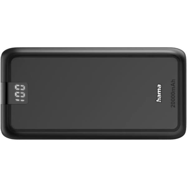Ulkoakku - HAMA - Performance 20 - 20000 mAh - USB-C - Nopea Lataus Grå