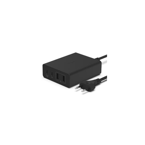 Lader - Belkin - DOCK 108W - 4 porte - USB-C og USB-A - Intelligent Power Sharing