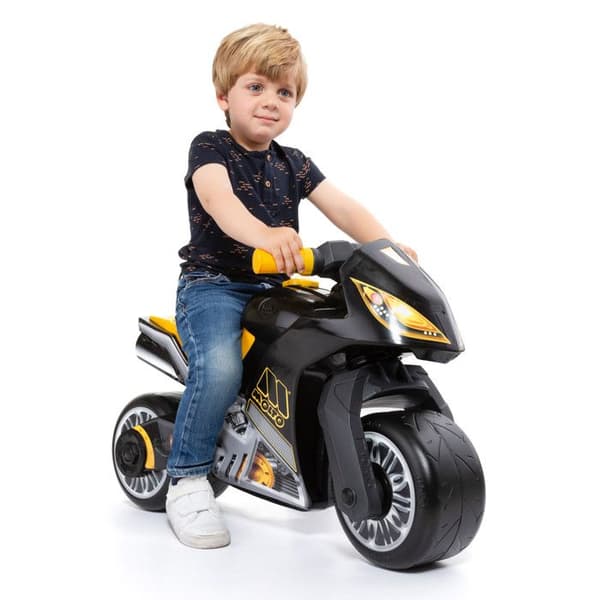 Børnemotor scooter Molto Cross Black Edition Sort